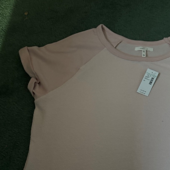 Maurices Light Pink Short Sleeve Tee - Picture 3 of 5